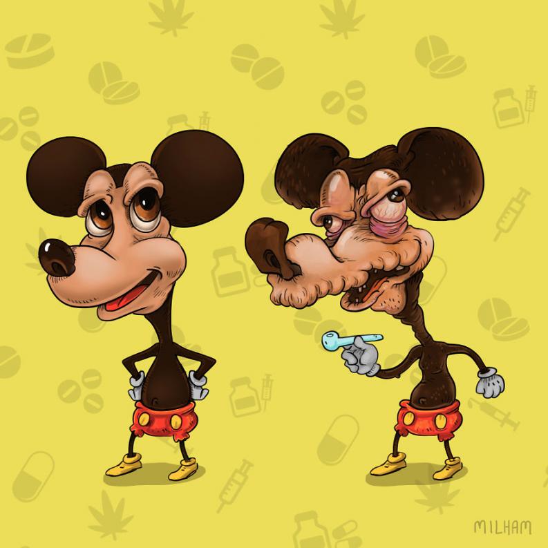 Mickey egér | Forrás: boredpanda.com