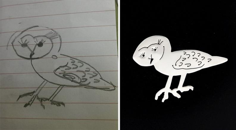 Gyermekmedál | Fotó: TasarimTakarim via boredpanda.com