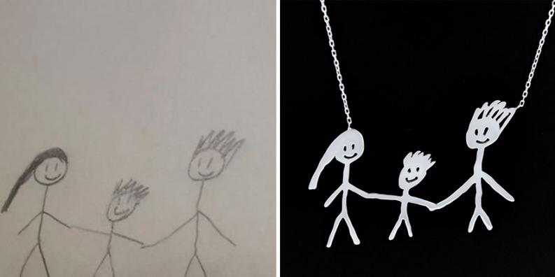 Gyermekmedál | Fotó: TasarimTakarim via boredpanda.com