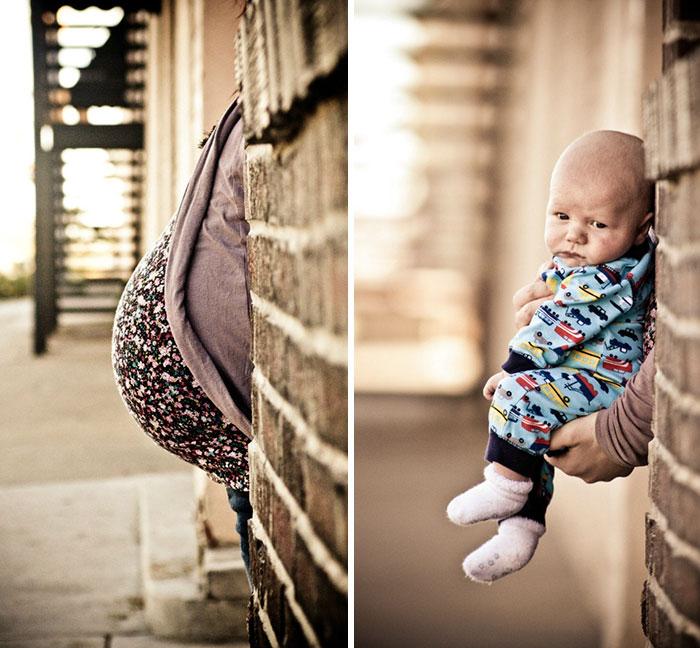 Szülés előtt és után | Fotó via boredpanda.com