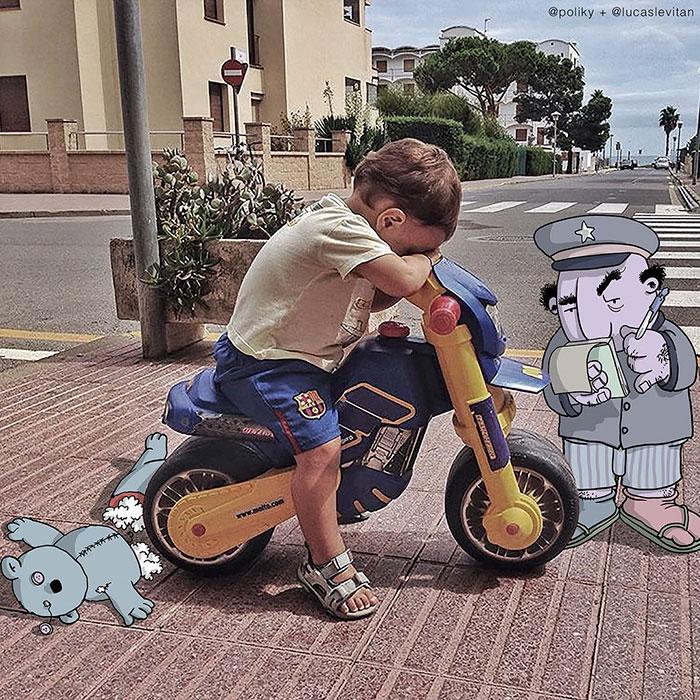 Vicces illusztrációk by Lucas Levitan via boredpanda.com