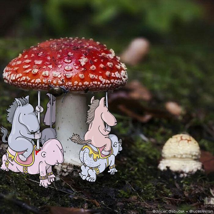 Vicces illusztrációk by Lucas Levitan via boredpanda.com