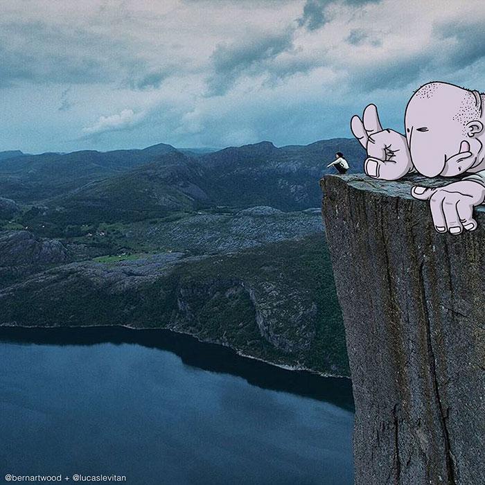 Vicces illusztrációk by Lucas Levitan via boredpanda.com