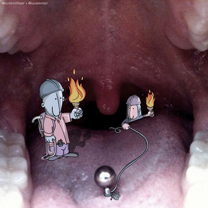 Vicces illusztrációk by Lucas Levitan via boredpanda.com