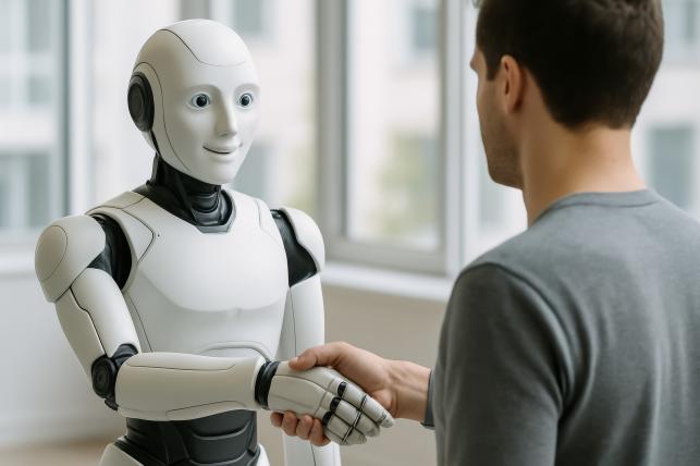 Ember és robot Fotó: 123rf.com - PROAKTIVdirekt Életmód magazin és hírek - proaktivdirekt.com