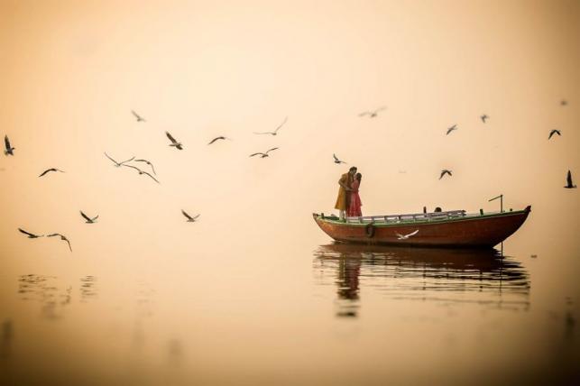 Esküvő, India | Forrás: boredpanda.com