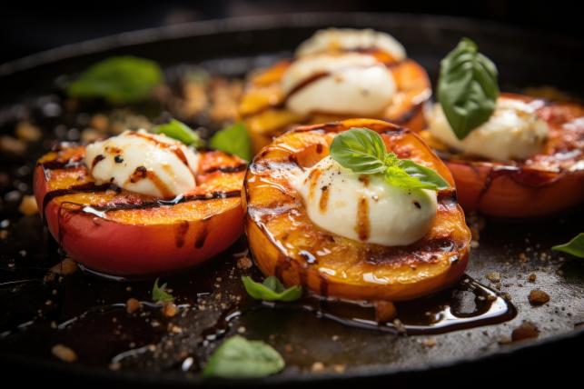 Mozzarella sült barackkal Fotó:123rf.com - PROAKTIVdirekt Életmód magazin és hírek - proaktivdirekt.com