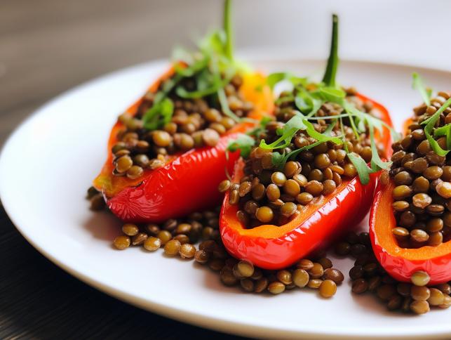 Lencsével töltött paprika Fotó:123rf.com - PROAKTIVdirekt Életmód magazin és hírek - proaktivdirekt.com