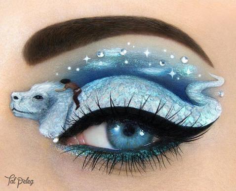 Festmény make up by Tal Peleg | Forrás: boredpanda.com