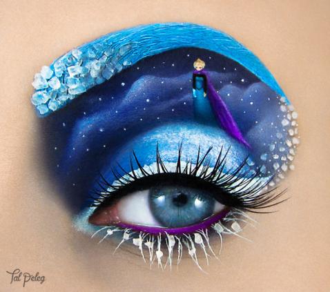 Festmény make up by Tal Peleg | Forrás: boredpanda.com