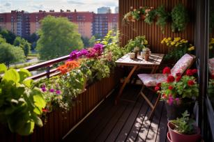Tavaszi erkély Fotó: 123rf.com - PROAKTIVdirekt Életmód magazin és hírek - proaktivdirekt.com